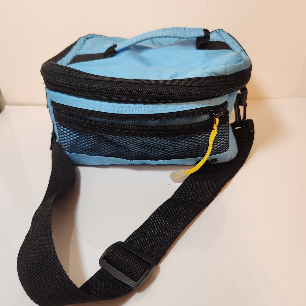 Y2k Gap Kids Insulated Lunch Bag Blue Ripstop Thermal Lunch Box